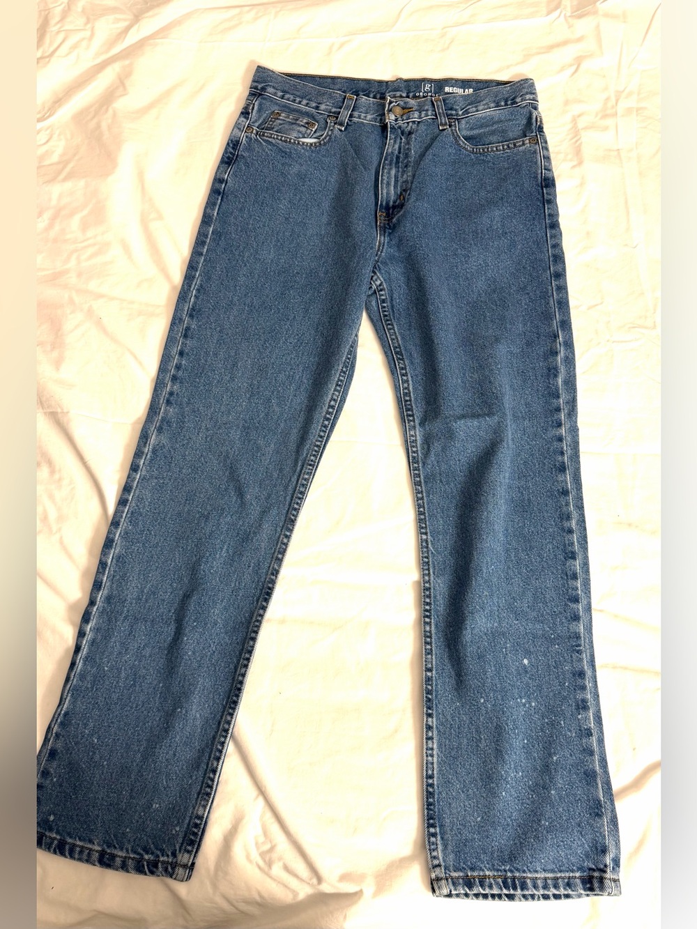 Classic Blue Women's Straight-Leg Jeans - Brand Size 31/30